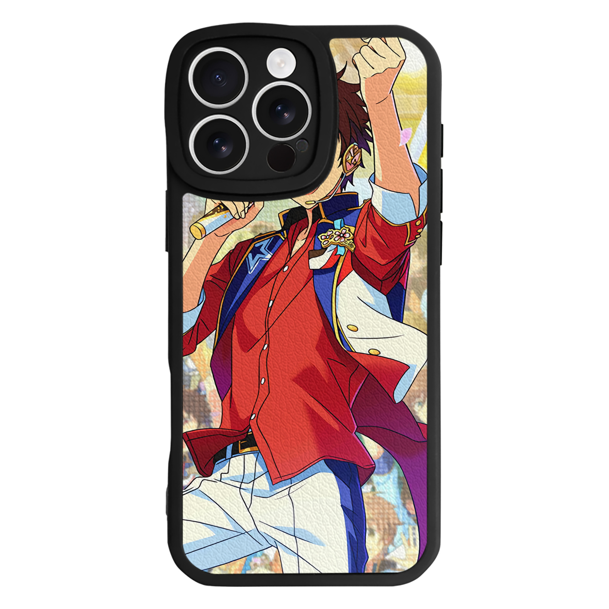 （画像用） あんさんぶるスターズ! Ensemble Stars 【iPhone 16シリーズ対応】シリコンスマホケース（レザー調） 材質：シリコン